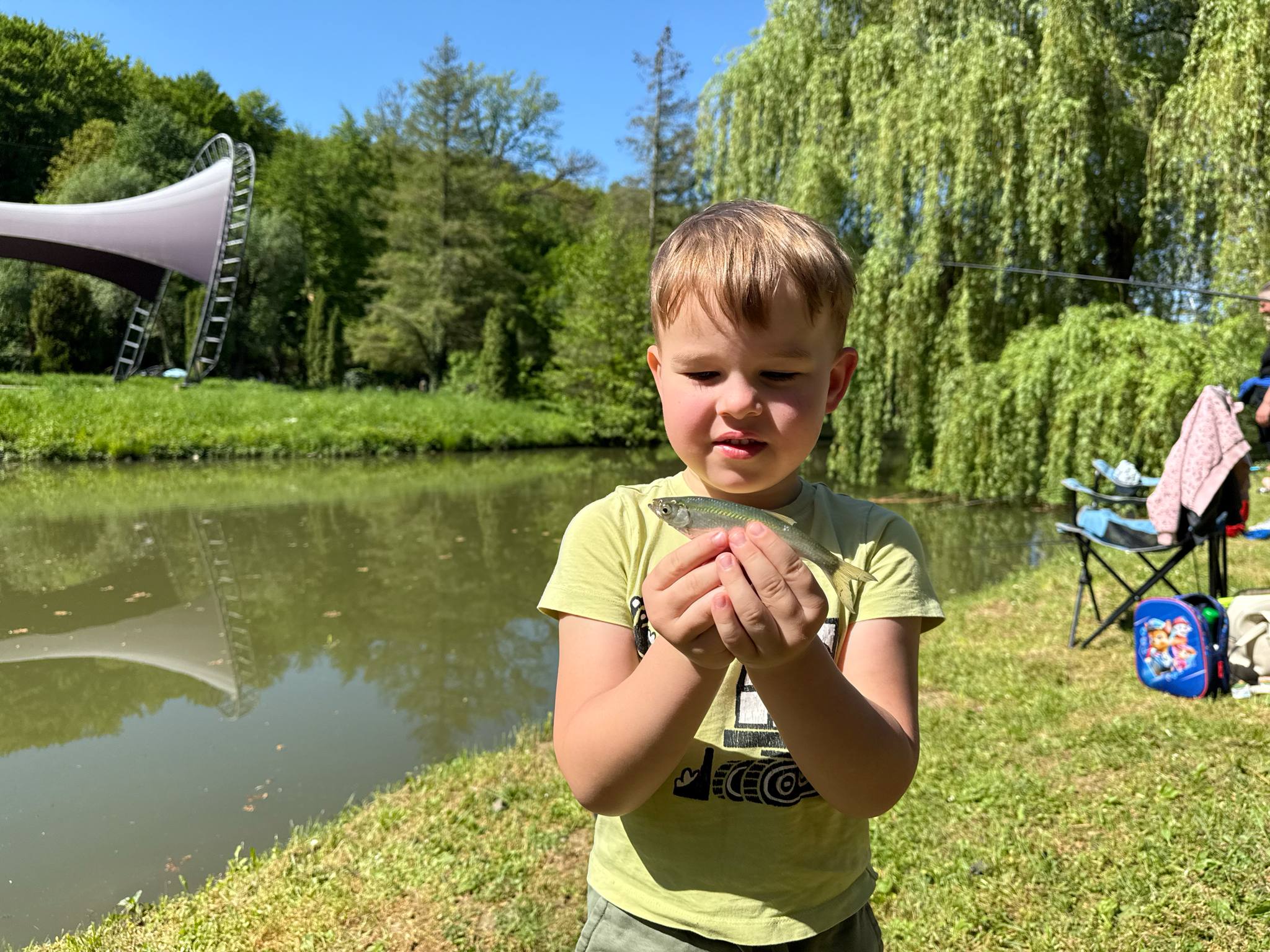 Nyílt gyermek sporthorgász szakköri napot tartottunk a Sikondai I-es tavon.