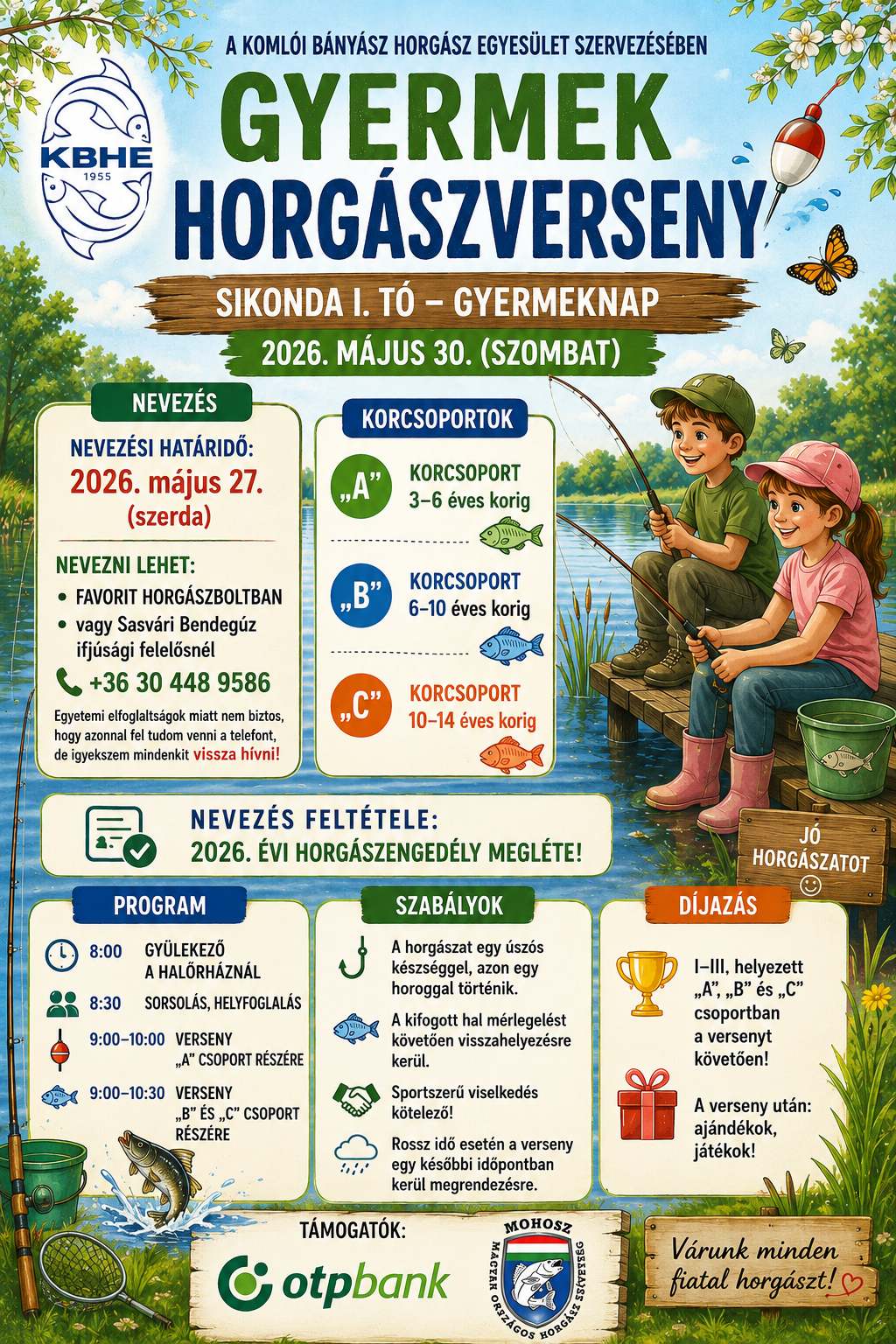 Gyermek horgászverseny