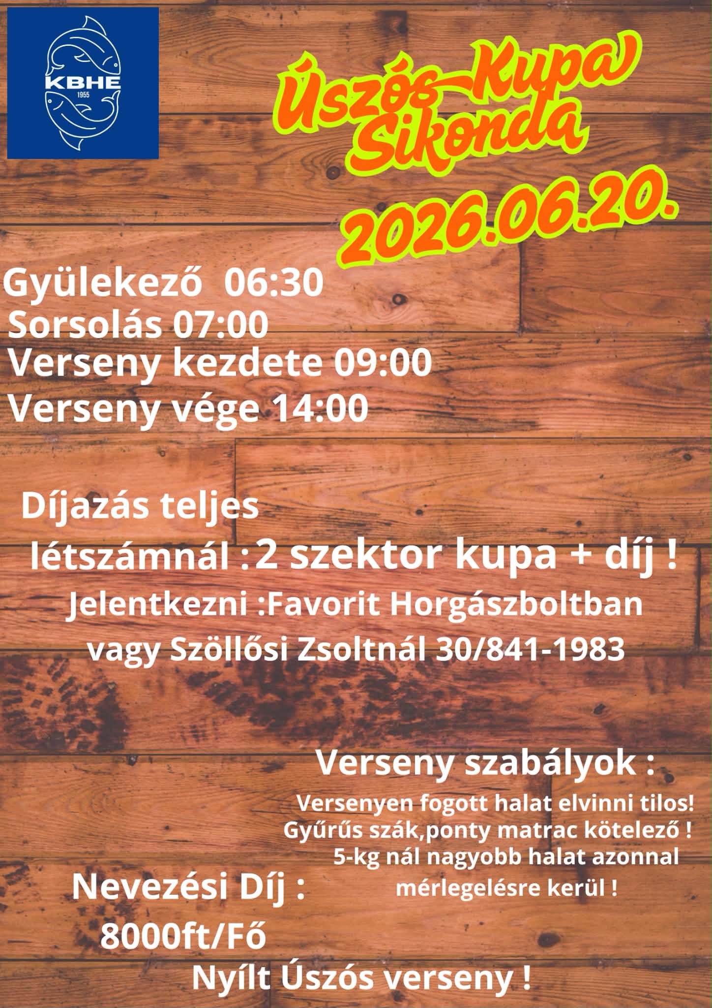 Úszós Kupa Sikonda 2026 