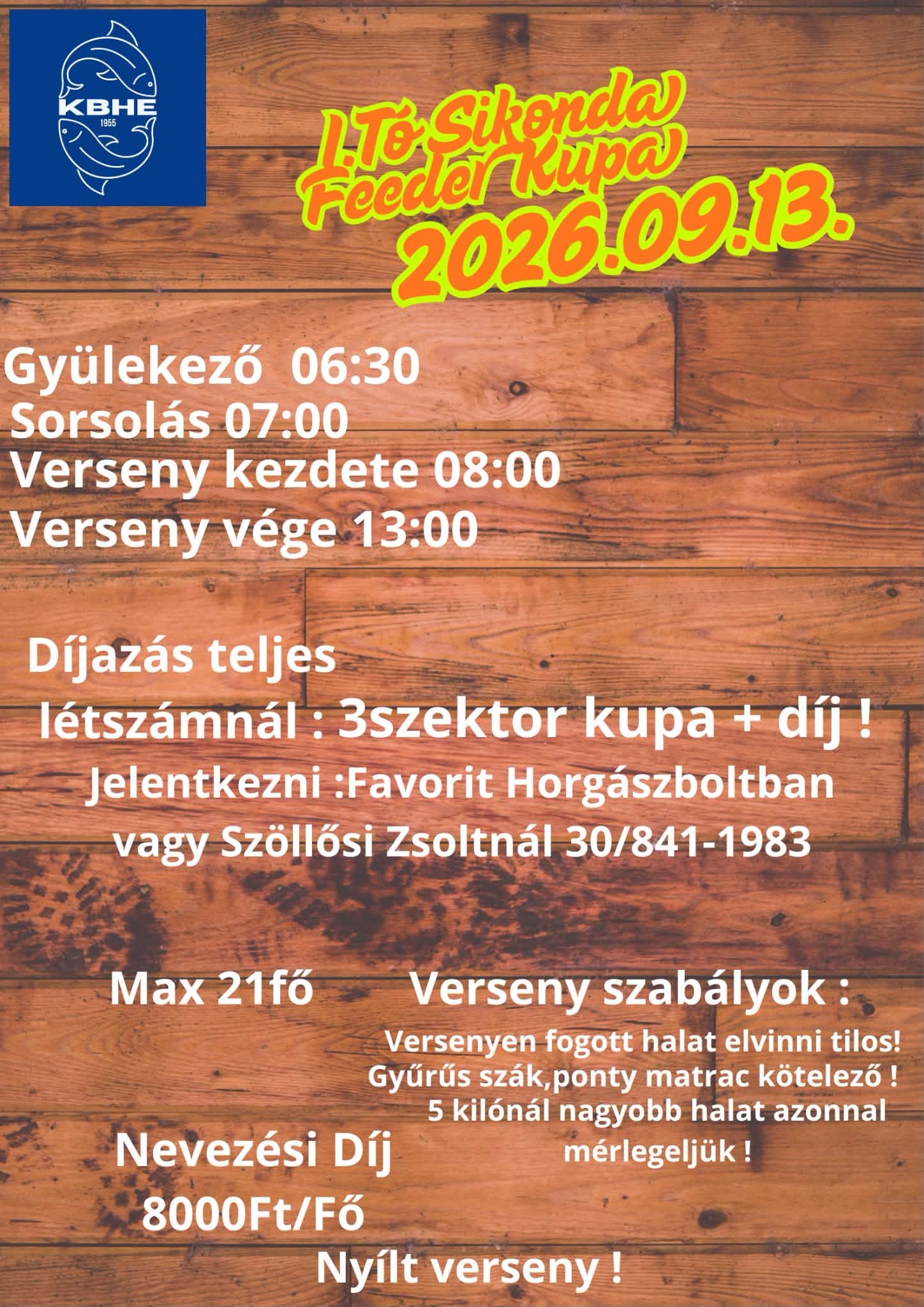 Sikondai feeder verseny